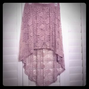 Charlotte Russe lace skirt